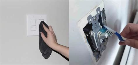 cleaning an electrical off pull box|electrical outlet cleaning instructions.